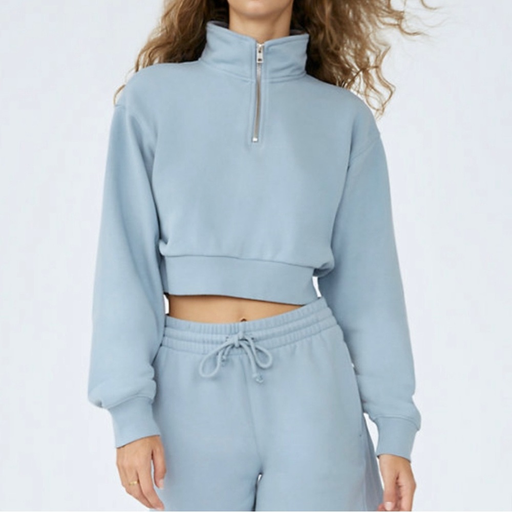 TNA Aritzia Cozy Fleece 1/4 Zip